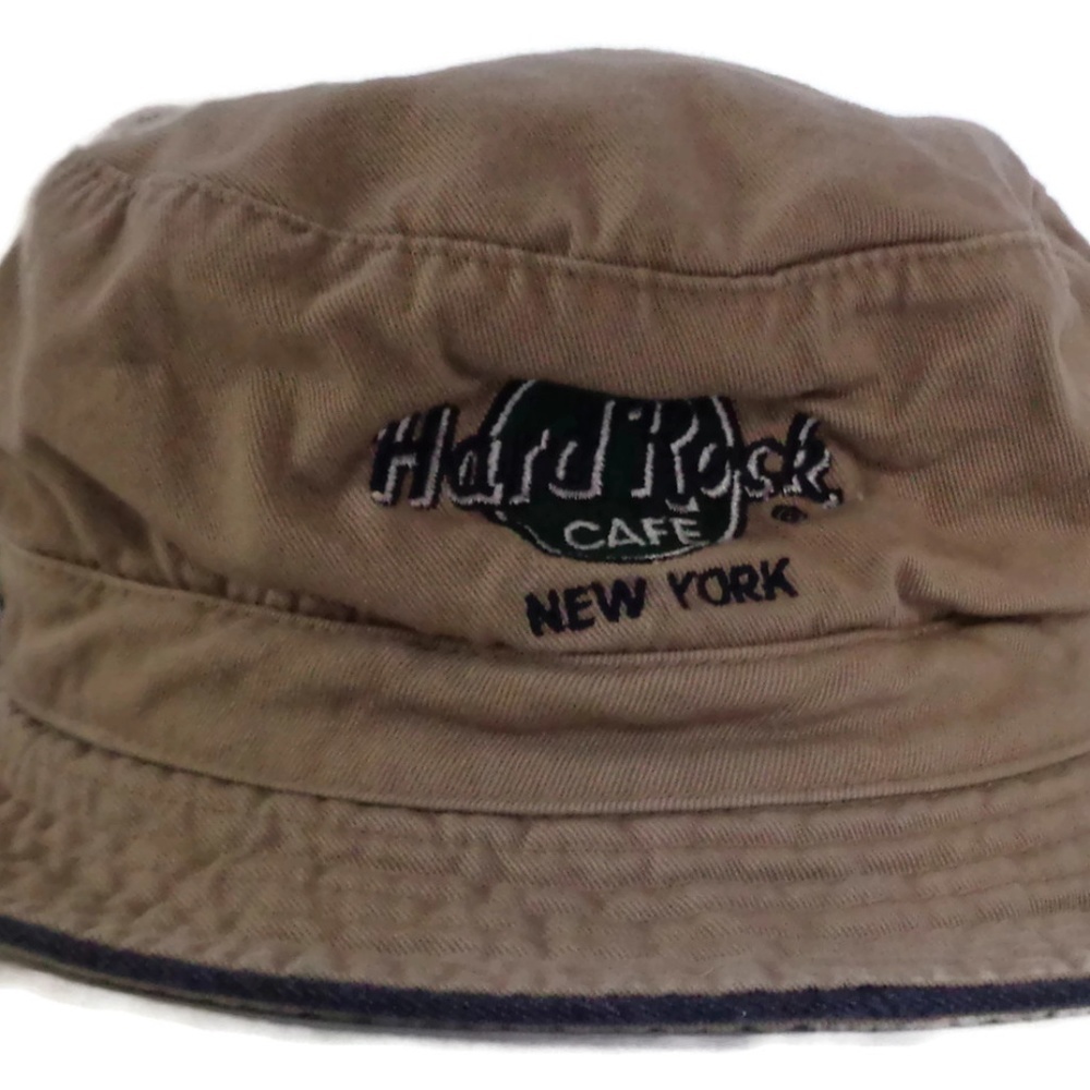 Hard Rock Cafe New York Khaki Bucket Hat S/M